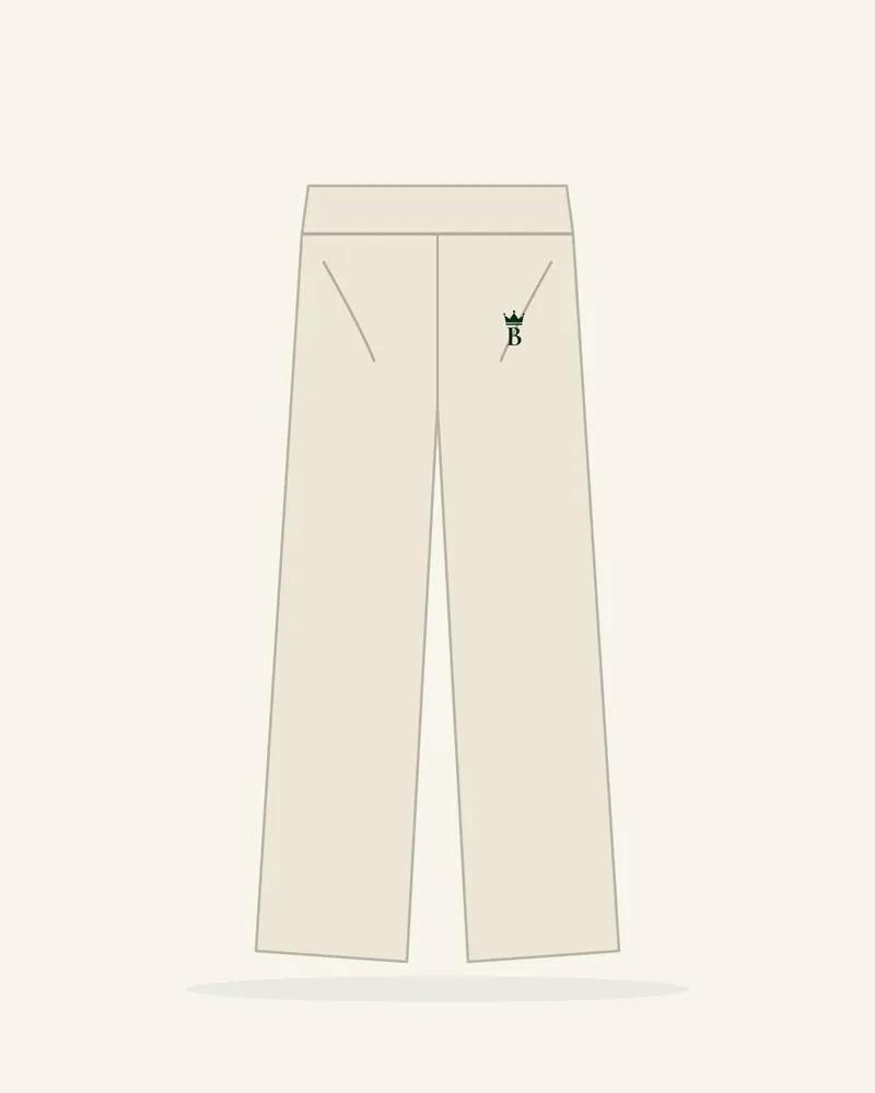 Pantalon Lin Riviera Écru, vue de face